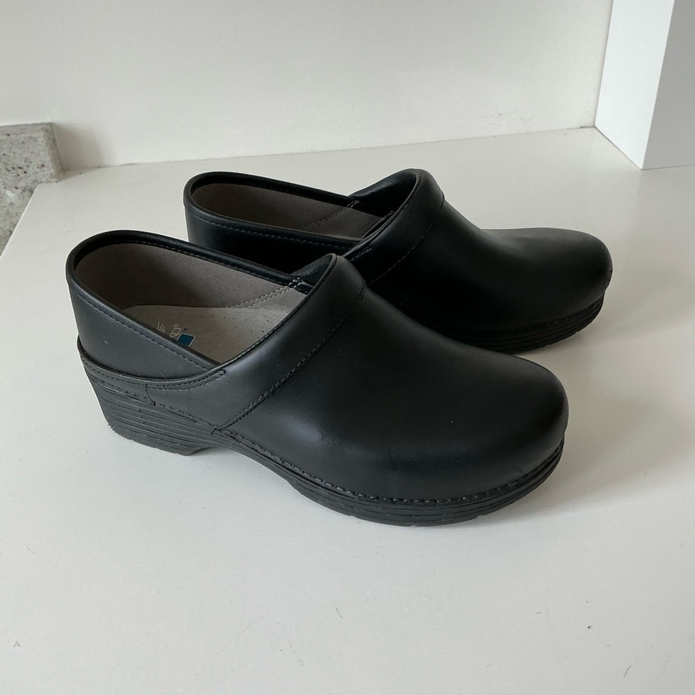 Dansko Classic Black Slip-On Clogs